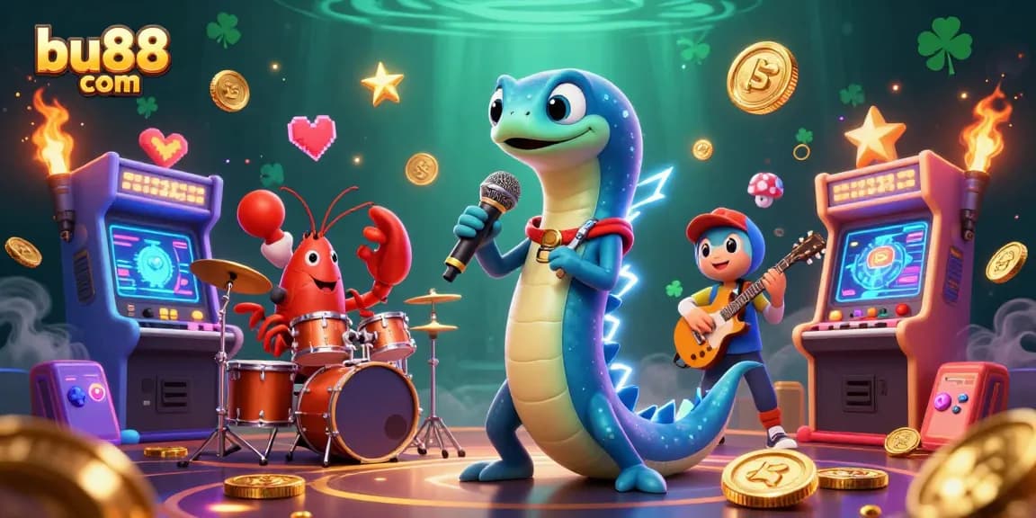 Experience the thrill of bu88 com in a 3D underwater casino with vibrant characters and dynamic gaming elements.