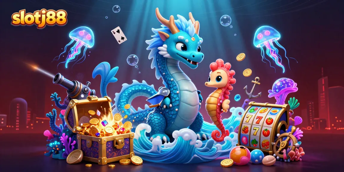 Spin the reels at slotj88 with enchanting ocean-themed characters and dazzling winning treasures.