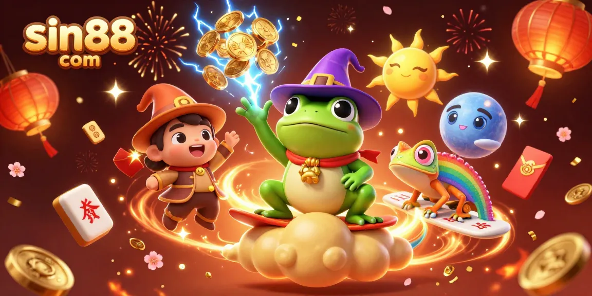 Experience the excitement at sin88 com with vibrant casino animation featuring magical characters and dynamic elements.