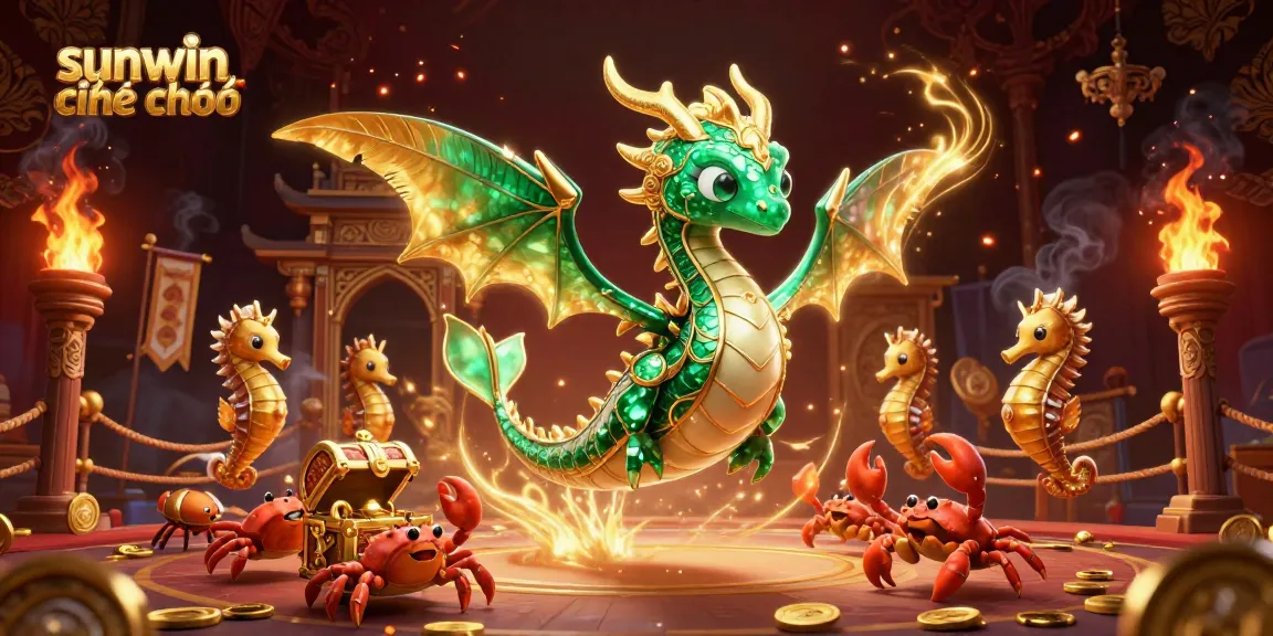 Experience thrilling play at sunwin chính chủ with an enchanting dragon and gold treasures.